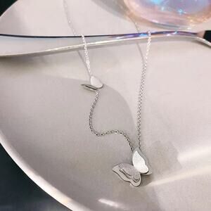 Butterfly Stainless Steel Necklace